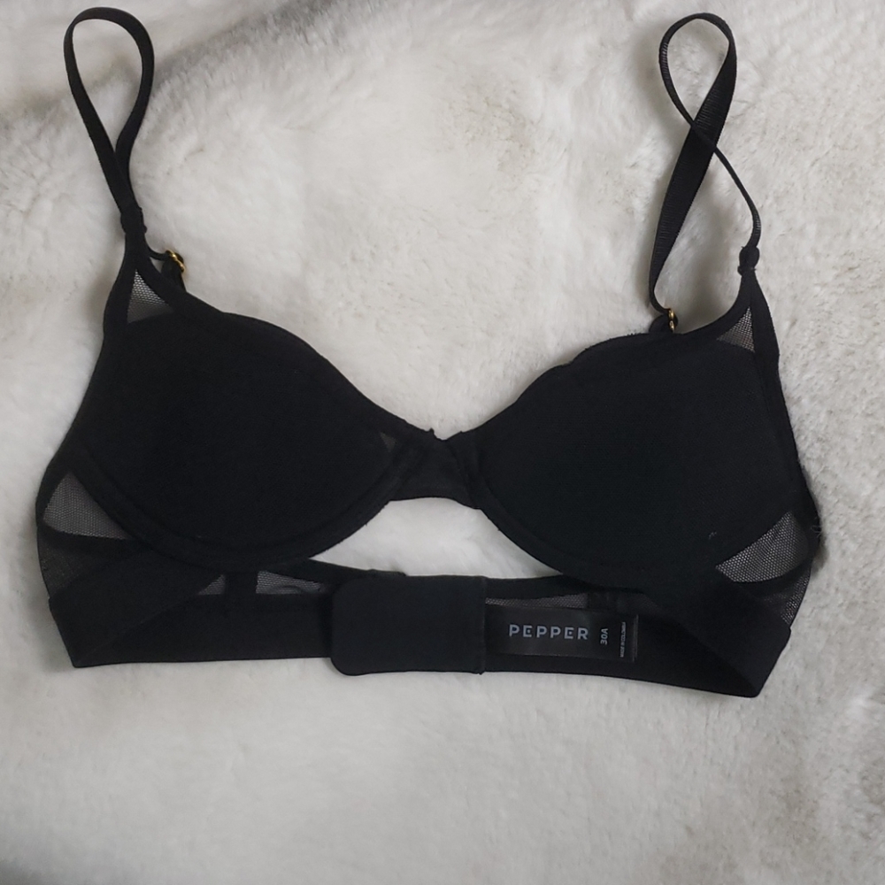 Pepper Mesh All You Bra NWOT